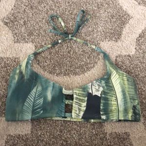 Mau Loa Palms Midori Bikini Top